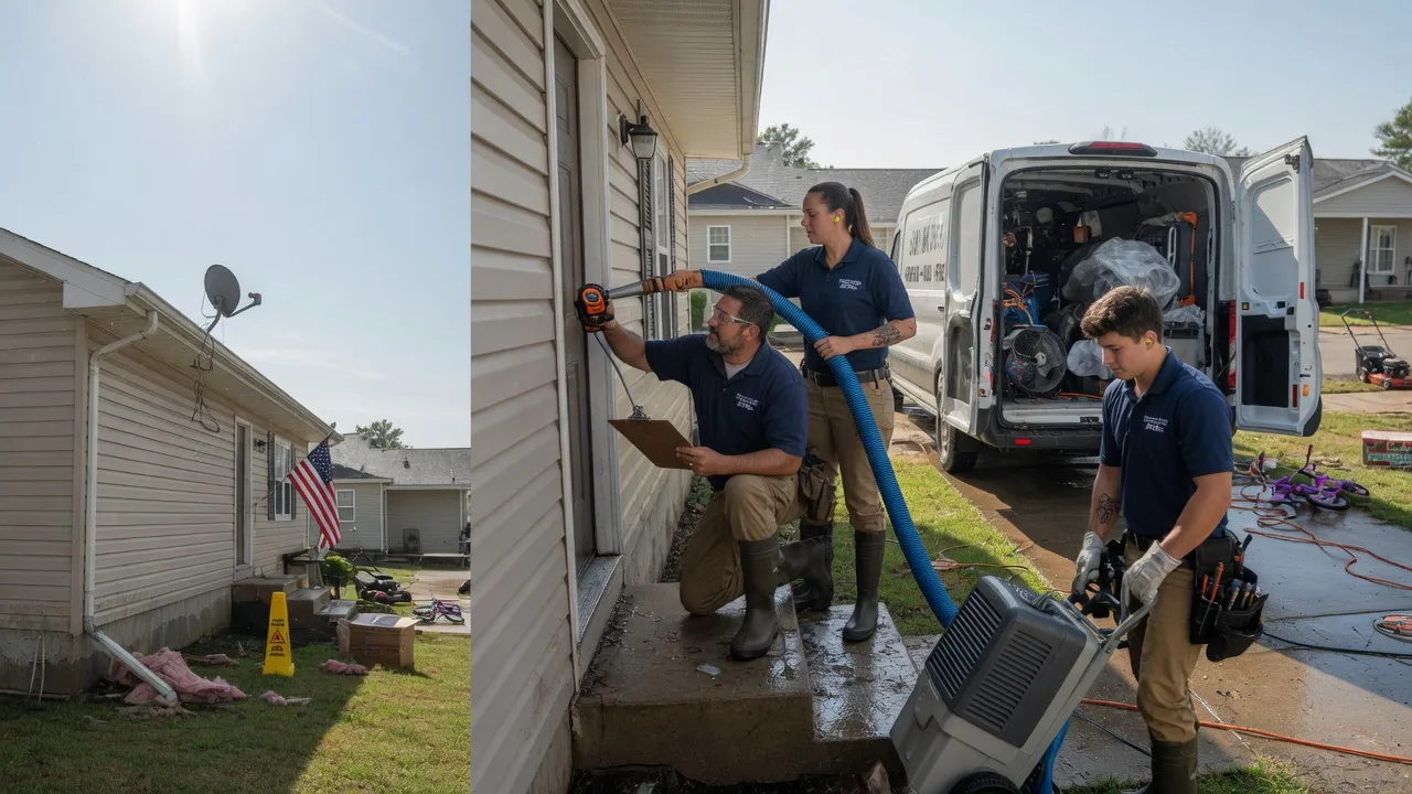 Ceiling Water Damage Restoration in Jesup, IA near me